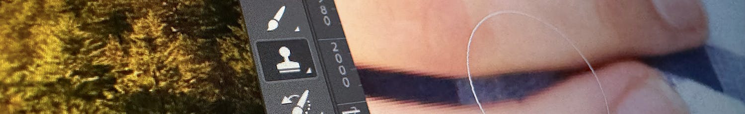 Klonstämpeln i Photoshop